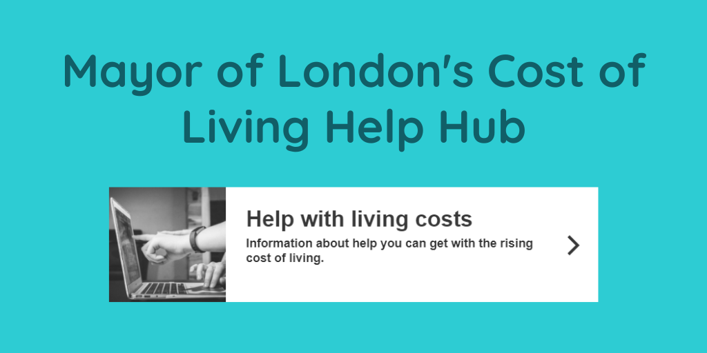 Mayor of London's cost of living help hub image